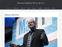 Tablet Screenshot of dennisrobbins.com